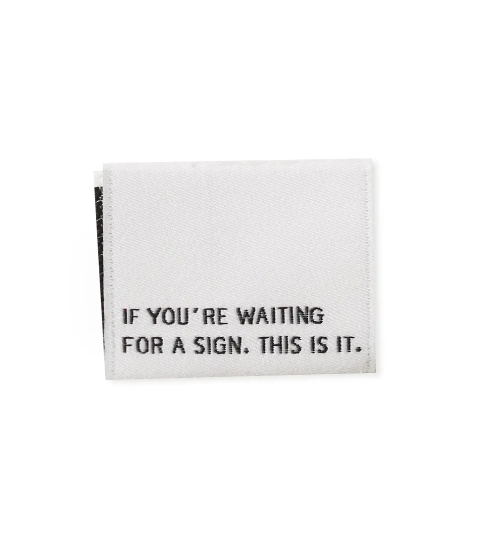paul-clara-weblabels-klapp-label-if-you-re-waiting-for-a-sign image 1