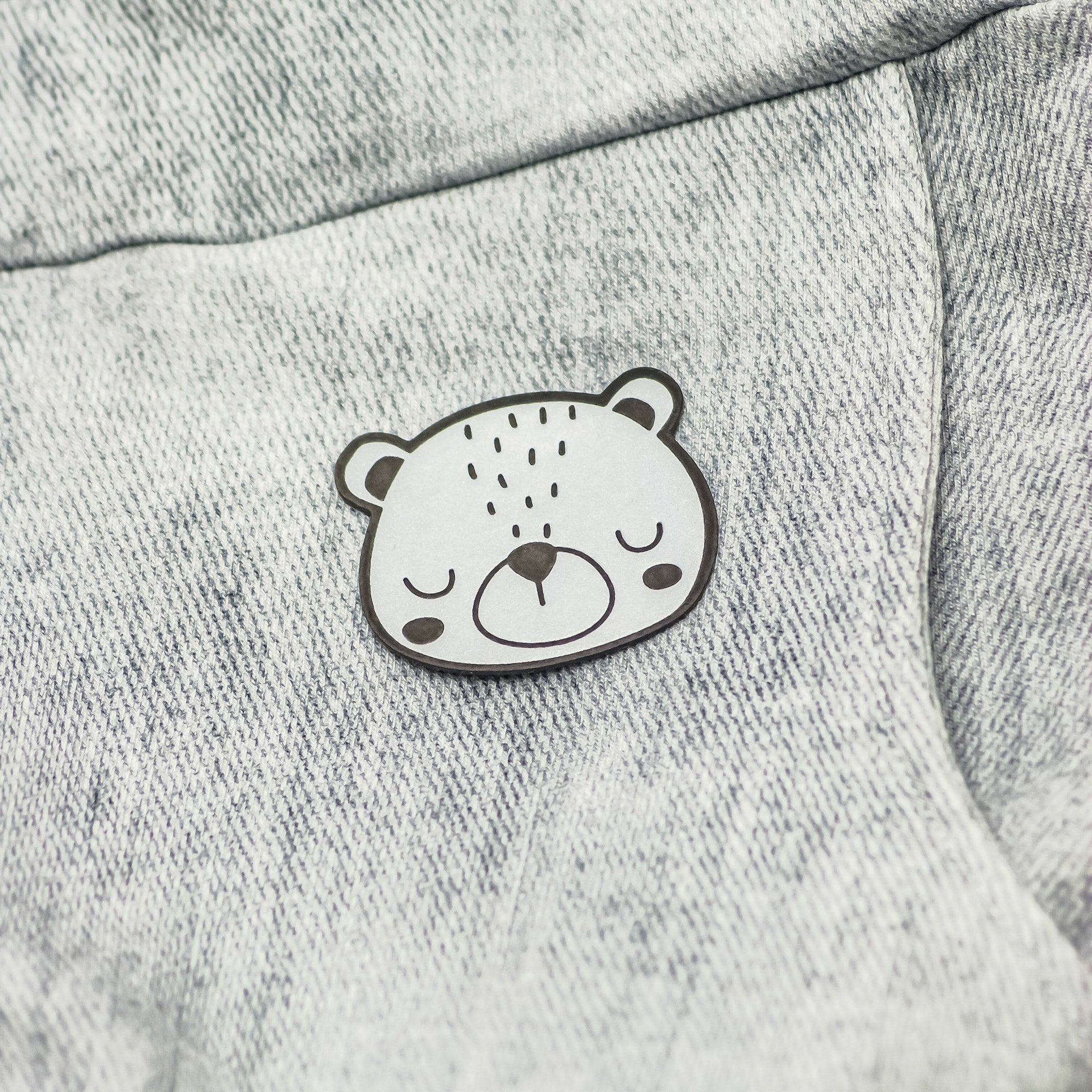 paul-clara-reflektorlabel-too-cool-for-you-iron-on-4cm image 4