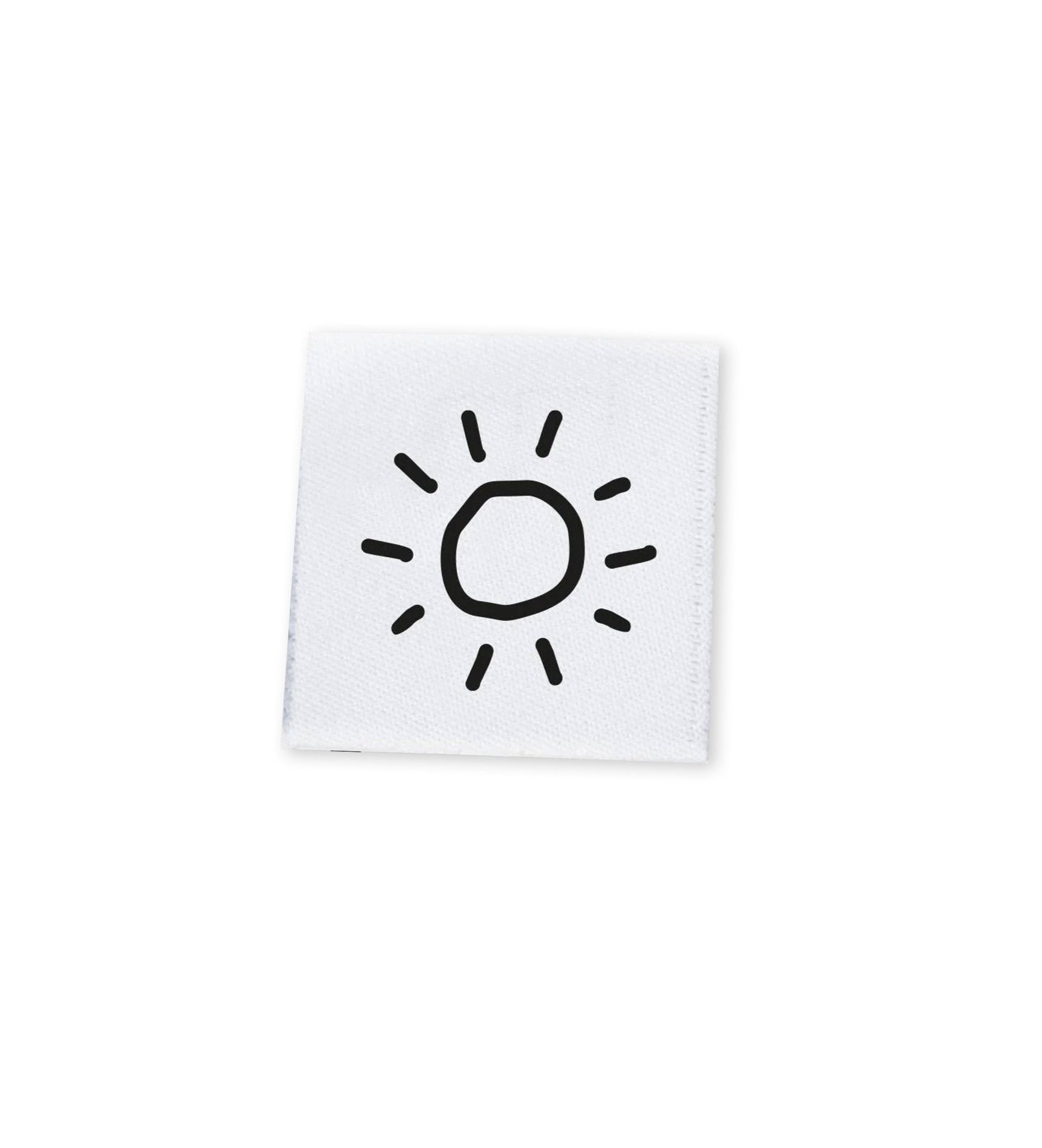 paul-clara-mini-weblabel-sonne-2x2-cm-einn-hetikett image 1
