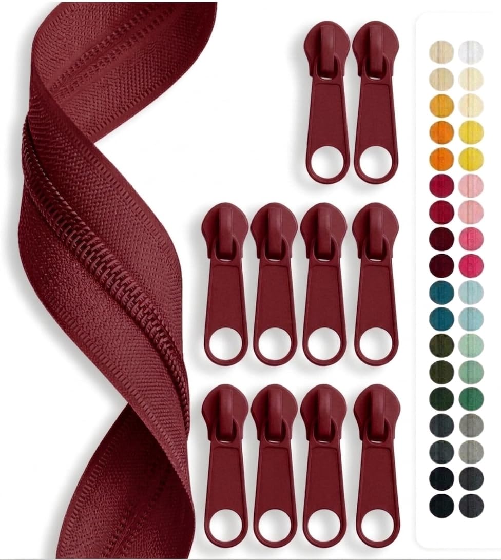 jajasio-endlos-rei-verschluss-5m-wei-5mm-10-zipper image 7