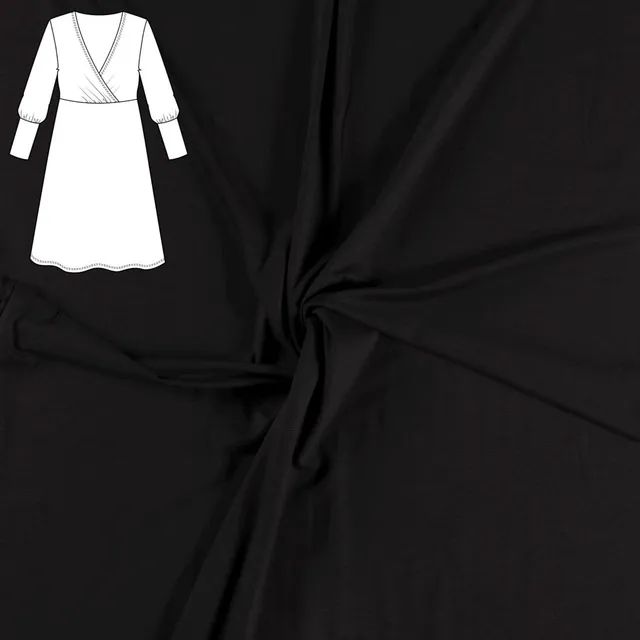 n-hfrosch-n-hpaket-kleid-sihir-bio-jersey-schwarz image 1