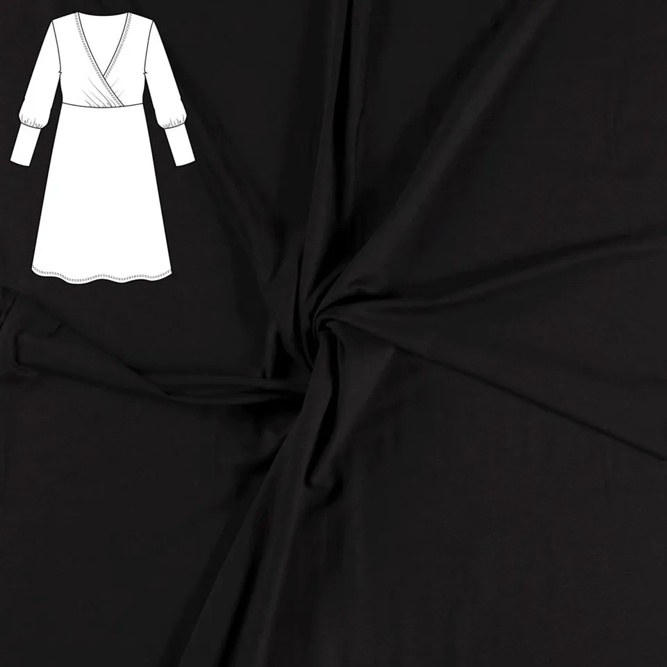 n-hfrosch-n-hpaket-kleid-sihir-bio-jersey-schwarz image 1