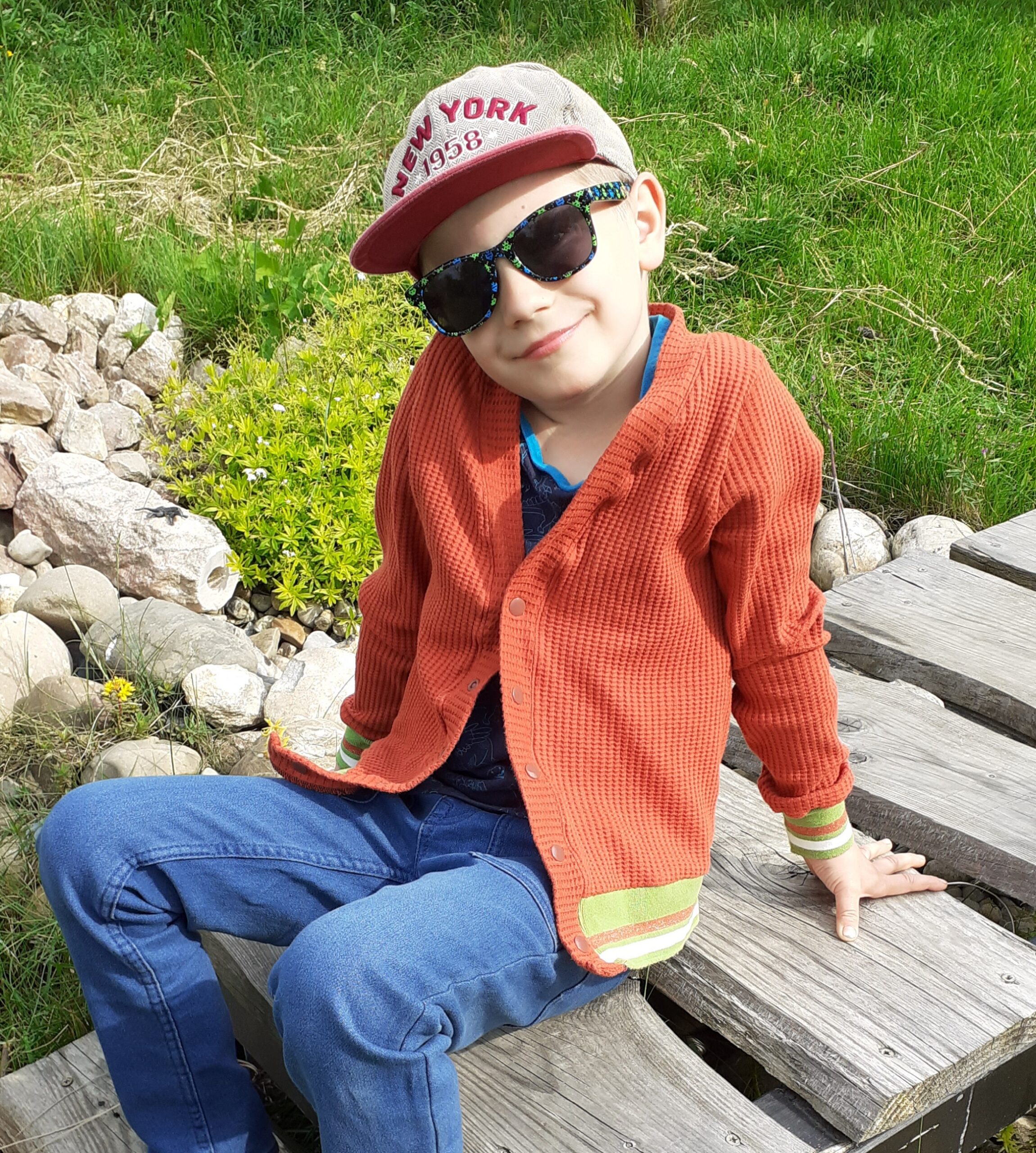 fadenk-fer-karo-kinder-ebook-strickjacke-gr-74-164 image 6