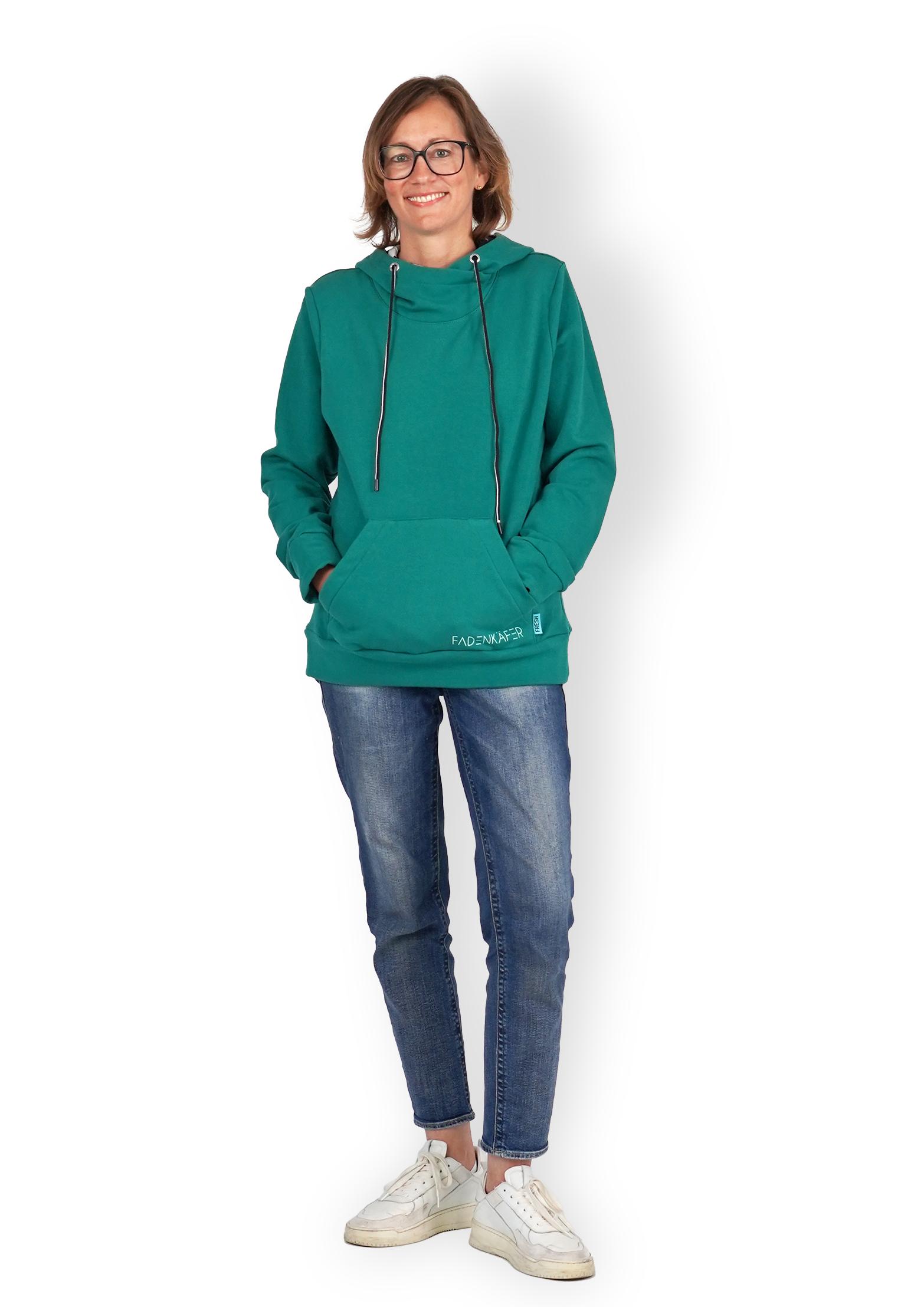 fadenk-fer-x-te-hoodie-ebook-damen-gr-32-58-kapuzenpullover image 5