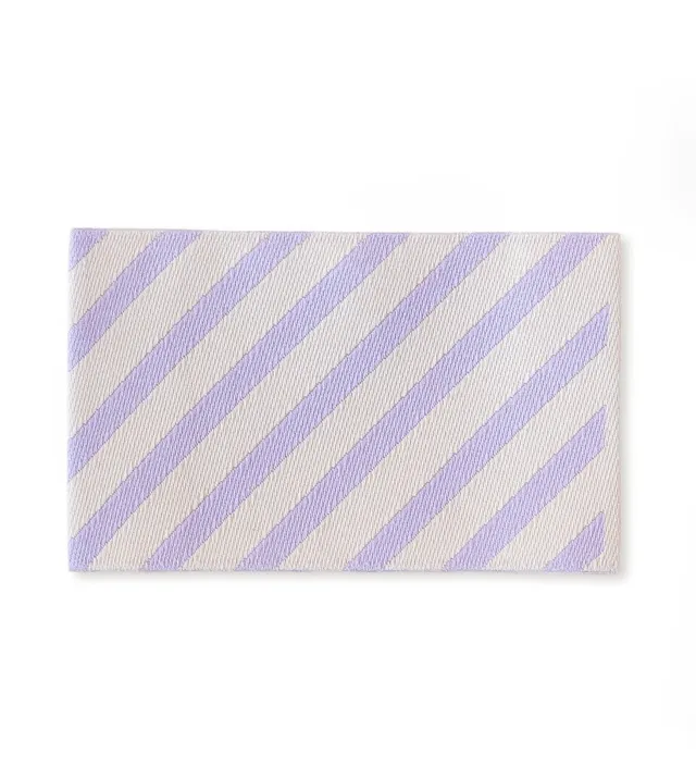 paul-clara-weblabels-stripes-xl-weblabel-lila-ecru image 1