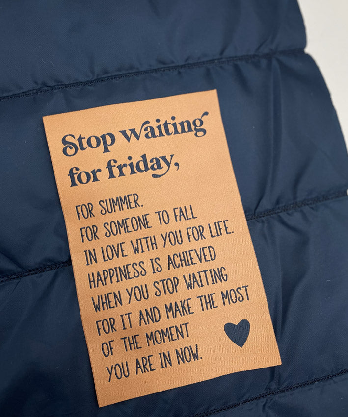 lenipepunkt-xl-patch-stop-waiting-rehbraun-navy-10x15-5 image 3
