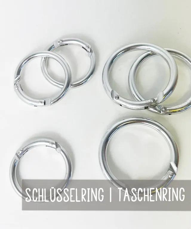 leni-pepunkt-schl-sselring-taschenring-alu-3cm-5cm-silber image 1