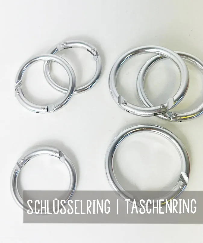 leni-pepunkt-schl-sselring-taschenring-alu-3cm-5cm-silber image 1