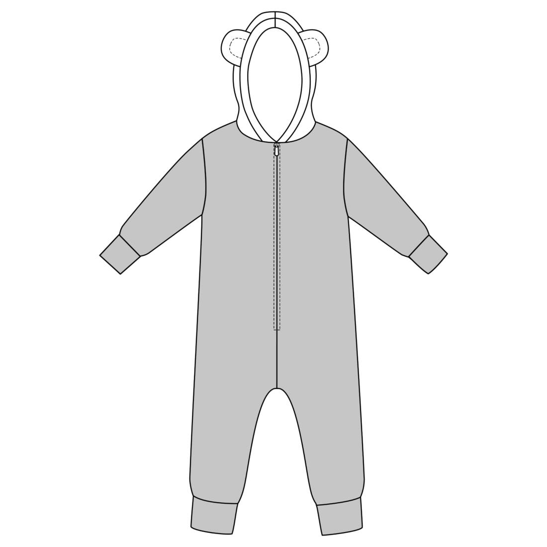 n-hfrosch-mimpi-kapuze-schnittmuster-kinder-jumpsuit-ohren image 2
