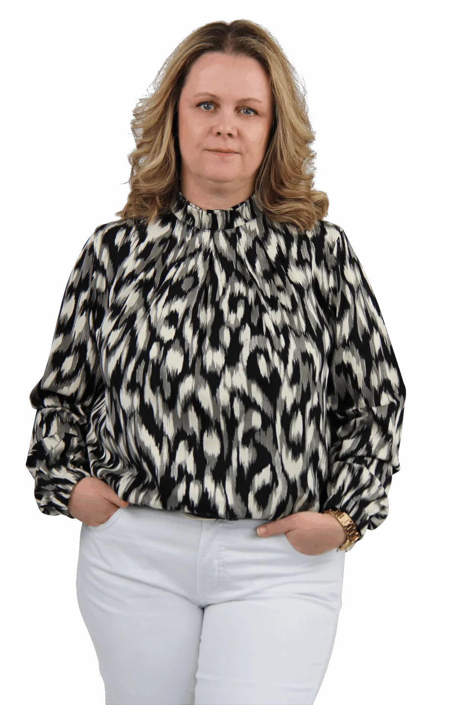 fadenk-fer-stella-bluse-schnittmuster-damen-gr-32-58-faltenkragen image 1