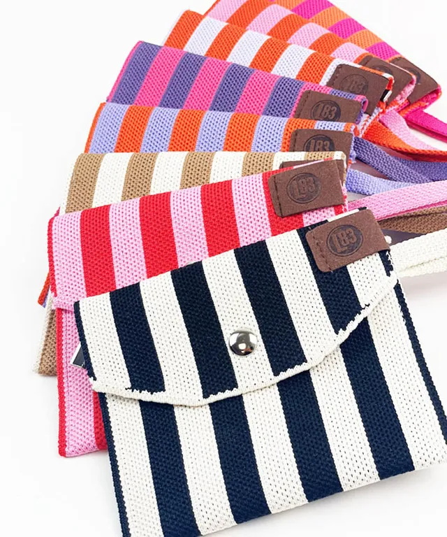 lenipepunkt-ready-geldb-rse-stripes-13x10-5-rosa-rot image 1