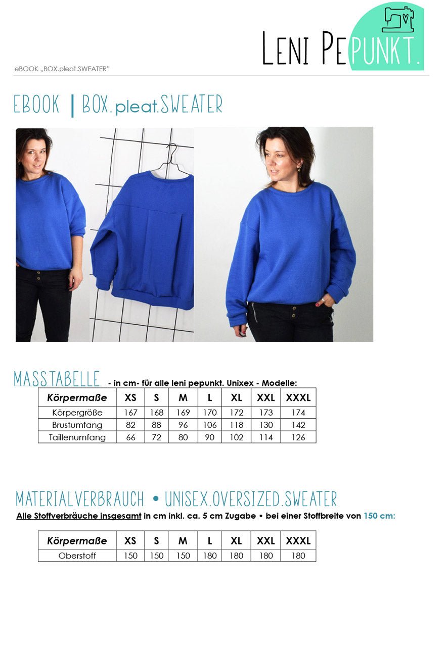 lenipepunkt-175-boxpleat-sweater-schnittmuster-ebook-xs-xxxl image 2