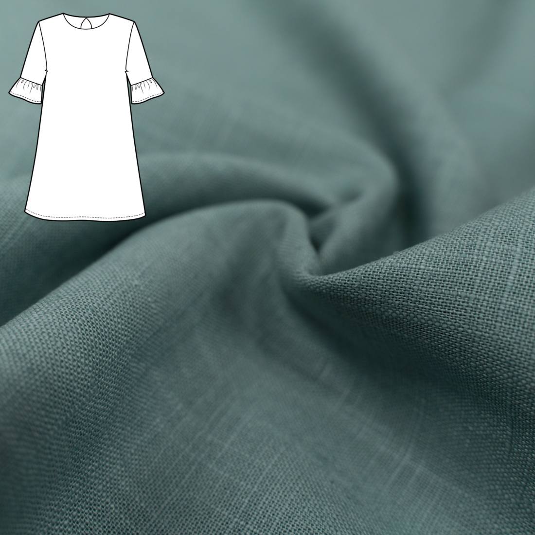 n-hfrosch-cantik-n-hpaket-kleid-leinen-altgr-n image 1