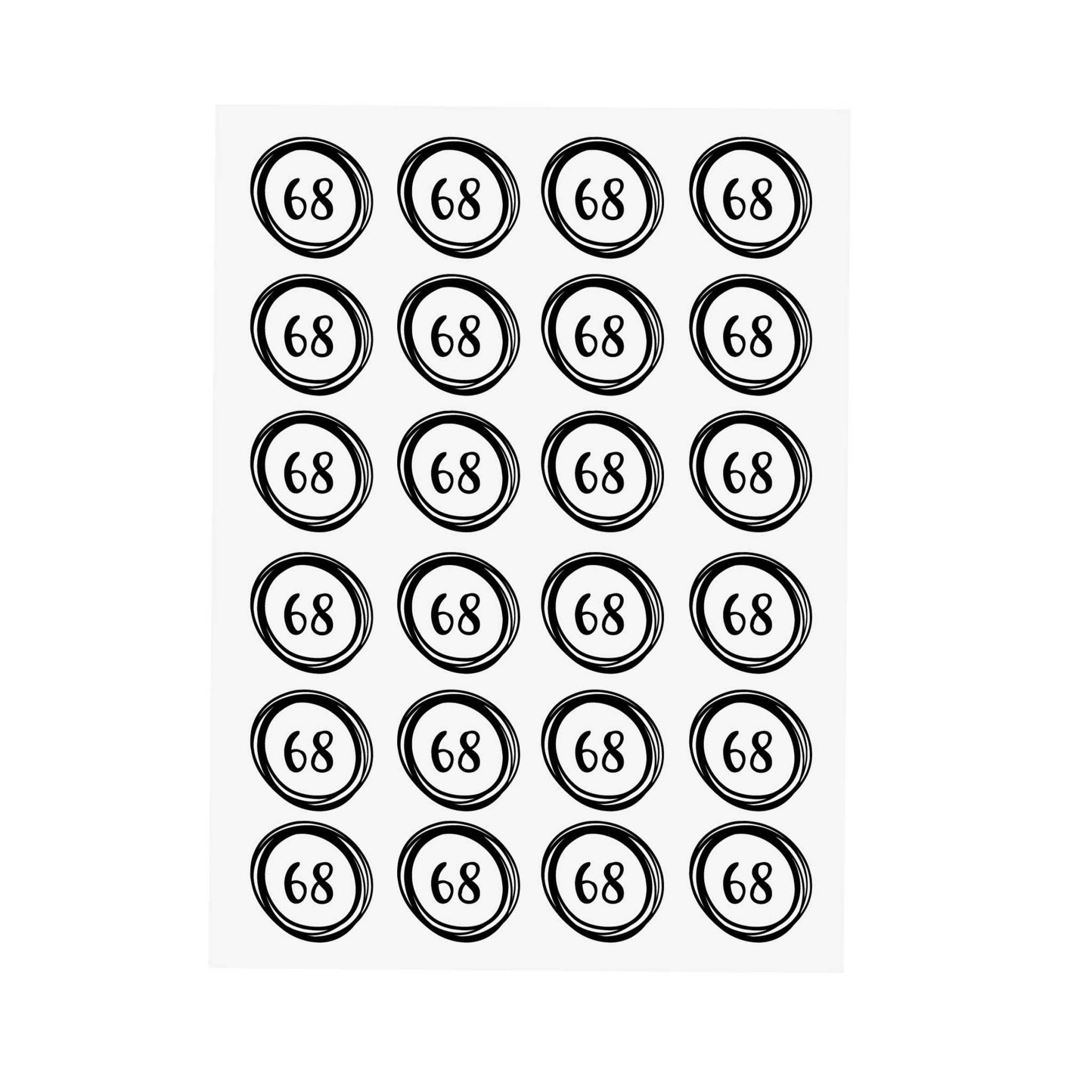 paul-clara-b-gelbilder-gr-enlabel-kreis-68-b-gelbild-a6-hautfreundlich image 1