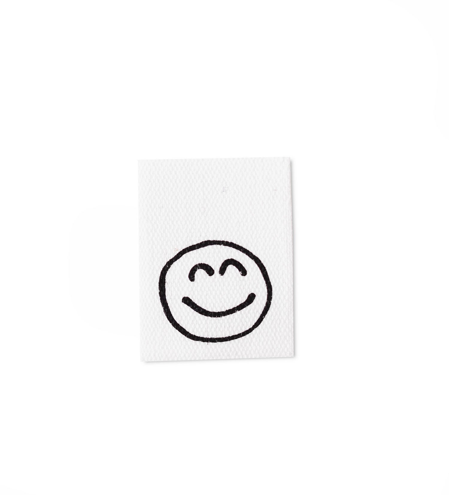 paul-clara-baumwoll-labels-smile-klapplabel-2-cm-wei image 1