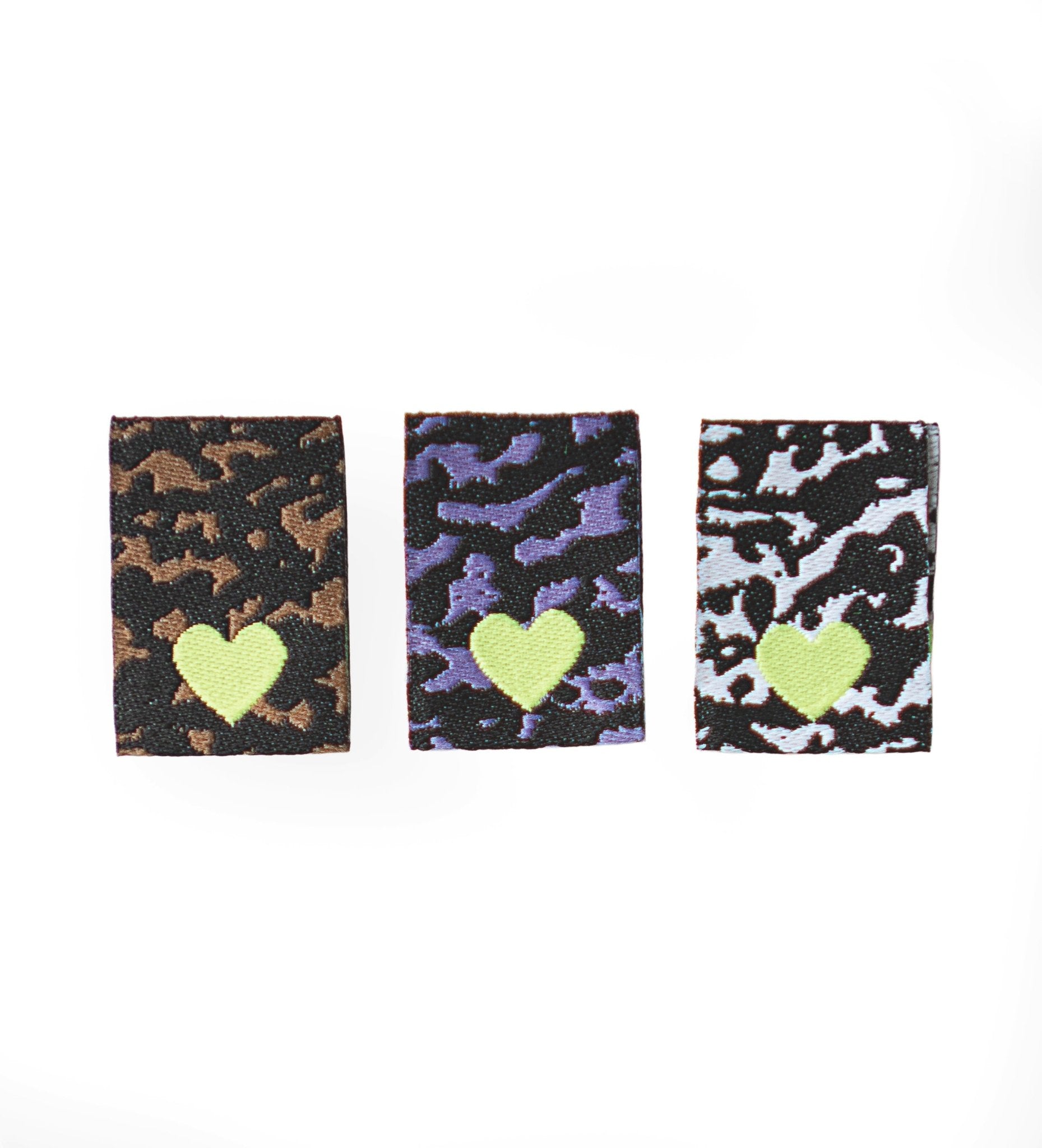 paul-clara-weblabels-herz-leo-label-neongelb-3er-set image 1