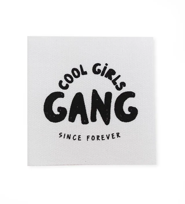paul-clara-baumwoll-labels-cool-girls-gang-label-3-8cm image 1