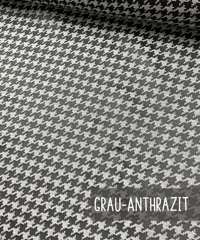 lenipepunkt-dralon-jacquard-taschenstoff-hahnentritt-grau-wei image 5