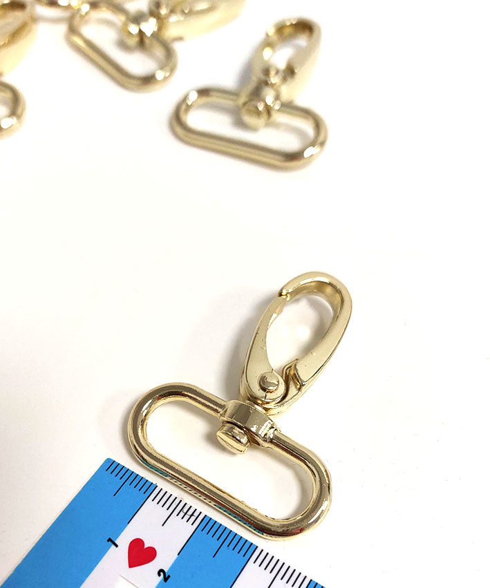 lenipepunkt-kurzwaren-karabiner-30-mm-gold-zinklegierung image 2