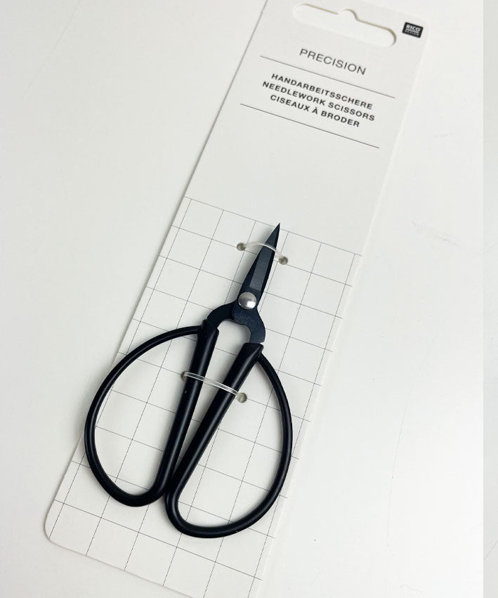 lenipepunkt-handarbeitsschere-schere-mattschwarz-8-9-cm image 2