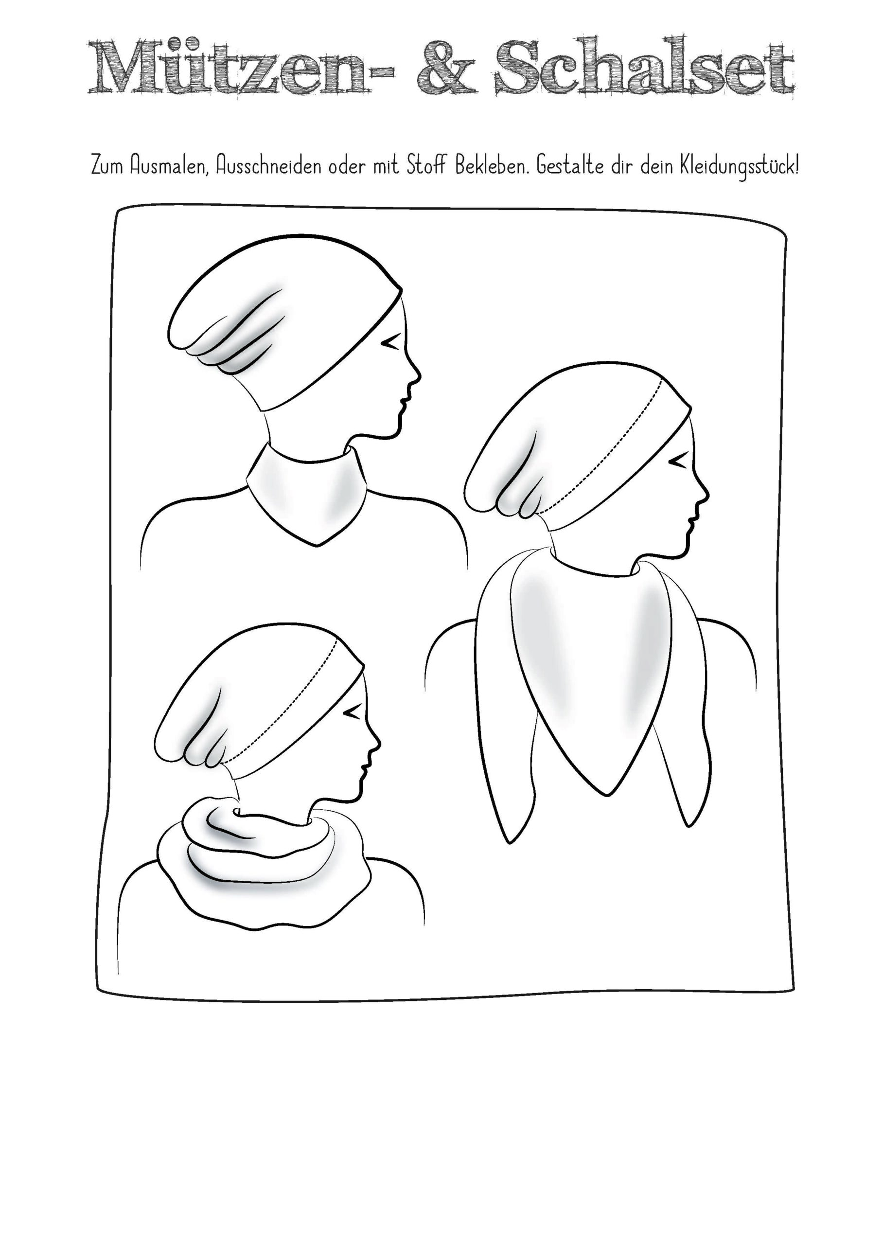 fadenk-fer-designvorlagen-m-tzen-schal-set-vorlage-n-hideen image 1