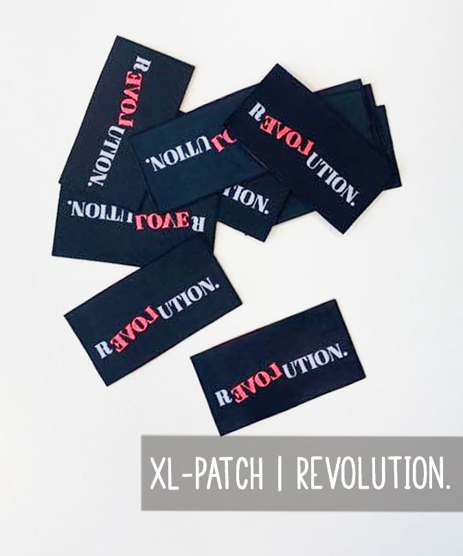 lenipepunkt-kurzwaren-xl-patch-revolution-aufn-her-3-5x7-cm image 2