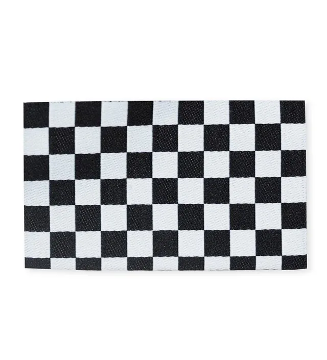 paul-clara-weblabels-check-xxl-weblabel-schwarz-wei image 1