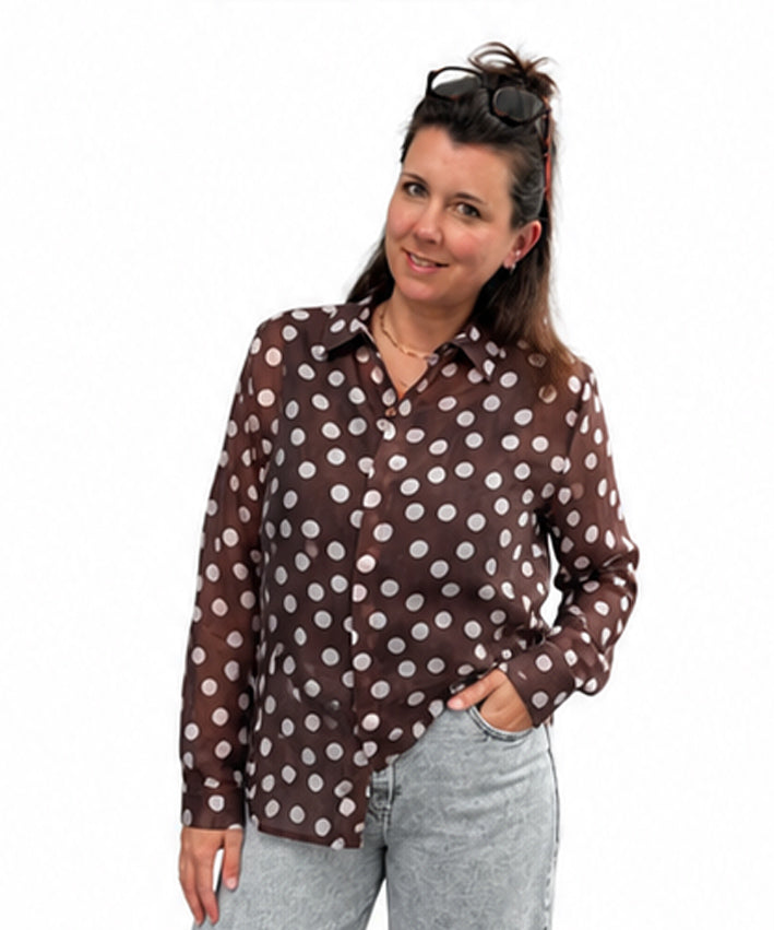 lenipepunkt-polka-dots-bluse-rosa-durchscheinend-onesize-lyocell image 3