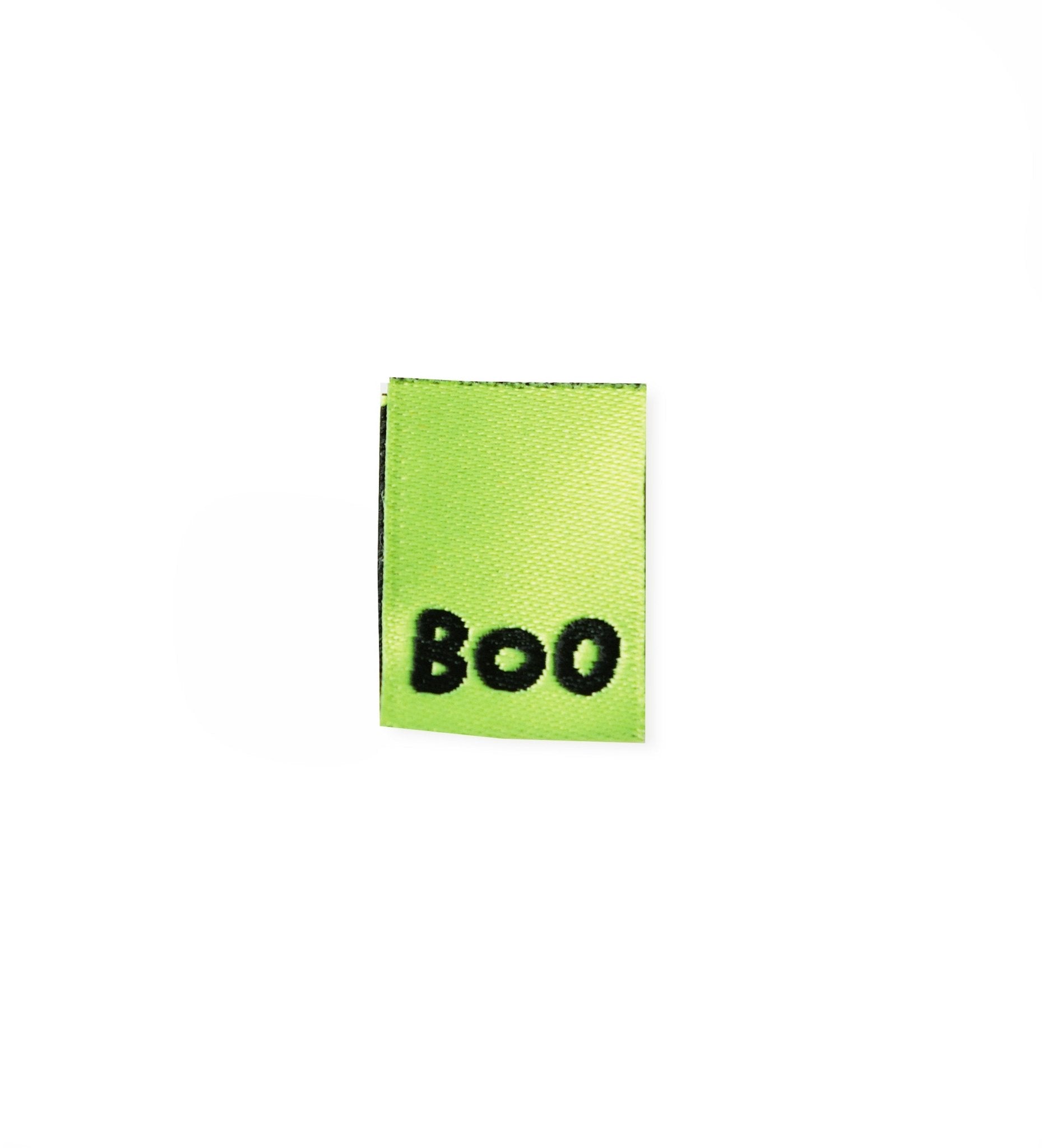 paul-clara-weblabels-boo-mini-label-neongelb-zum-einn-hen image 1