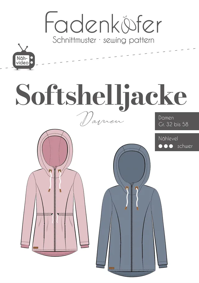 fadenk-fer-softshelljacke-damen-papierschnittmuster-jacke image 1