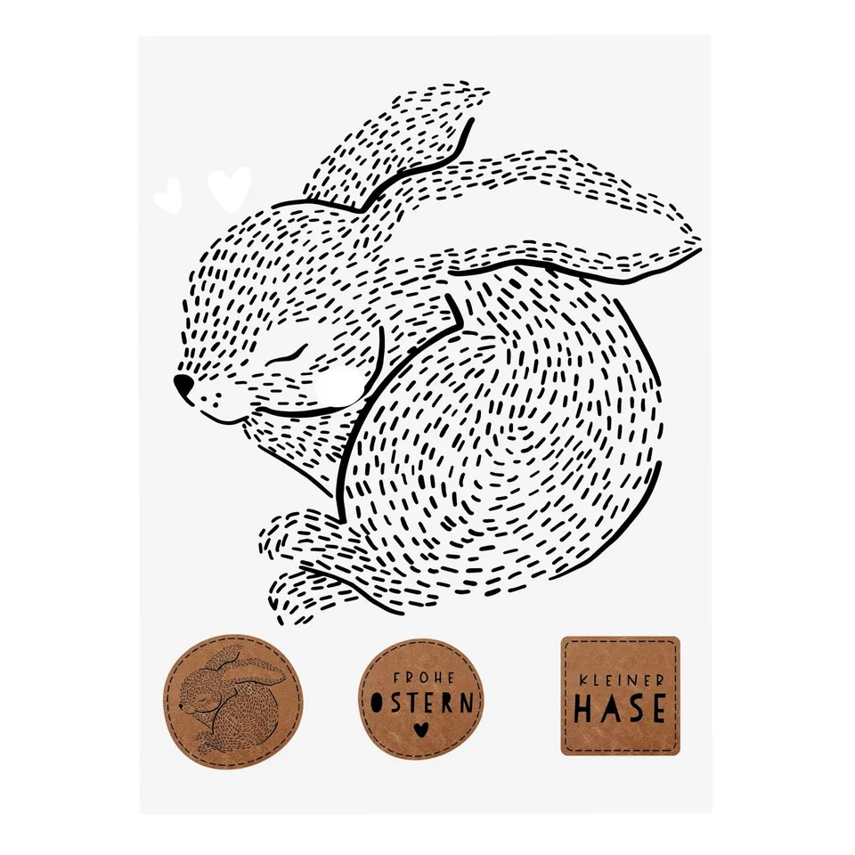 paul-clara-boho-hase-b-gelbild-165x210-mm-a6 image 1