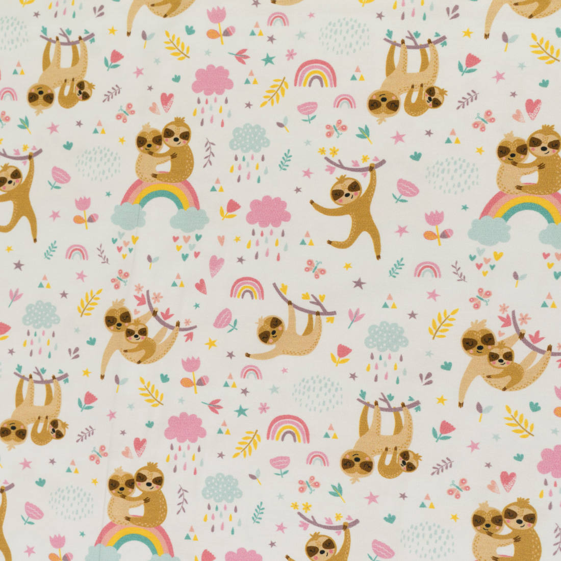 n-hfrosch-kerdil-n-hpaket-babyshirt-faultier-regenbogen image 6