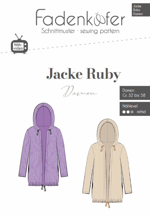 fadenk-fer-ruby-damen-papierschnittmuster-jacke-gr-32-58 image 5